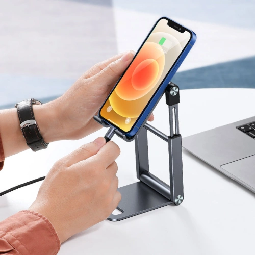 Składana podstawka UGREEN LP263 stojak pod smartfon statyw na telefon szary