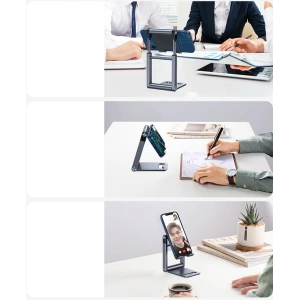 Hurtownia GSM - Składana podstawka UGREEN LP263 stojak pod smartfon statyw na telefon szary - UGR1272GRY - {ean13} - Hurt