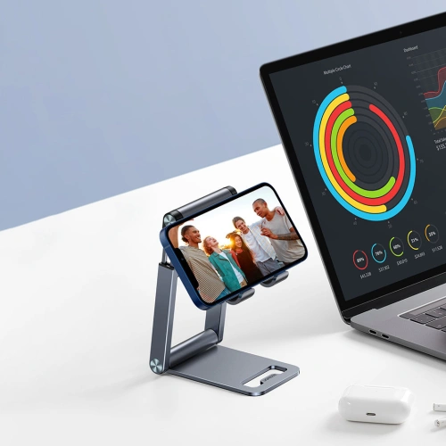 Składana podstawka UGREEN LP263 stojak pod smartfon statyw na telefon szary