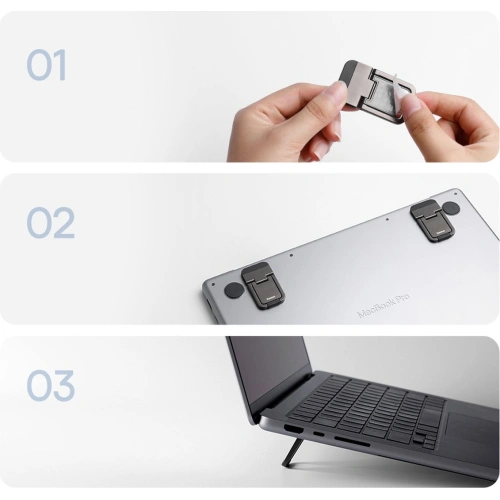 Podstawki do laptopa Baseus szary [2 PACK]