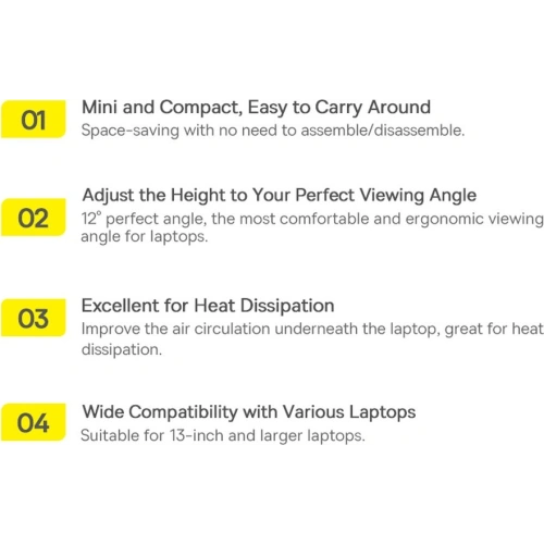 Podstawki do laptopa Baseus szary [2 PACK]