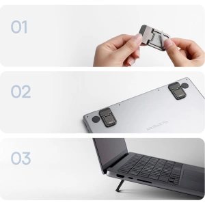 Hurtownia GSM - Podložky pod laptop Baseus stříbrné [2 PACK] - BSU3360SLV - {ean13} - Hurt