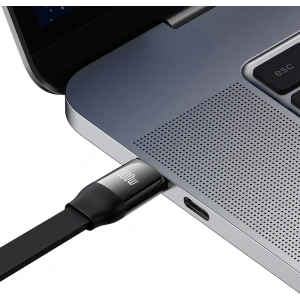 Hurtownia GSM - Zwijany kabel 3w1 Baseus Bright Mirror 2 USB-C - micro USB + Lightning + USB-C 3.5A 1.1m czarny - BSU3361BLK - {ean13} - Hurt