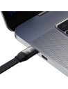 Zavíratelný kabel 3w1 Baseus Bright Mirror 2 USB-C - micro USB + Lightning + USB-C 3.5A 1.1m černý