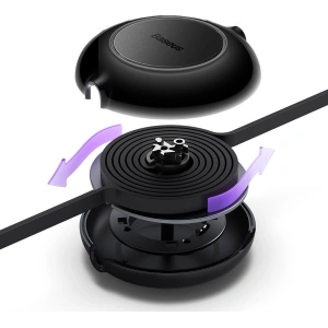 Hurtownia GSM - Zwijany kabel 3w1 Baseus Bright Mirror 2 USB-C - micro USB + Lightning + USB-C 3.5A 1.1m czarny - BSU3361BLK - {ean13} - Hurt