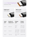 Zavíratelný kabel 3w1 Baseus Bright Mirror 2 USB-C - micro USB + Lightning + USB-C 3.5A 1.1m černý