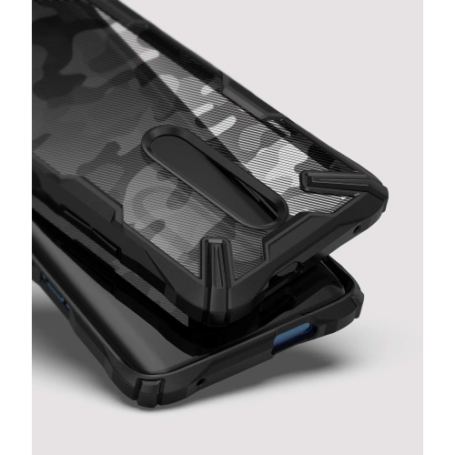Etui Ringke Fusion-X Design OnePlus 7 Pro Camo (Moro) Black