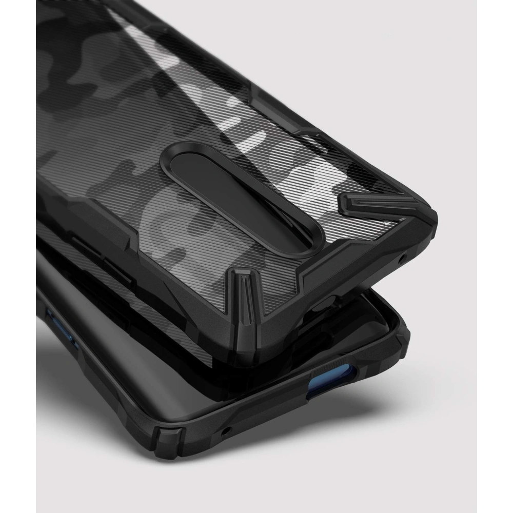 Hurtownia GSM - Etui Ringke Fusion-X Design OnePlus 7 Pro Camo (Moro) Černá - RGK912MOB - {ean13} - Hurt