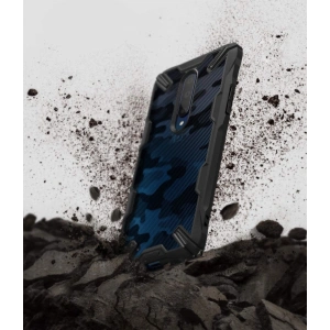 Etui Ringke Fusion-X Design OnePlus 7 Pro Camo (Moro) Black