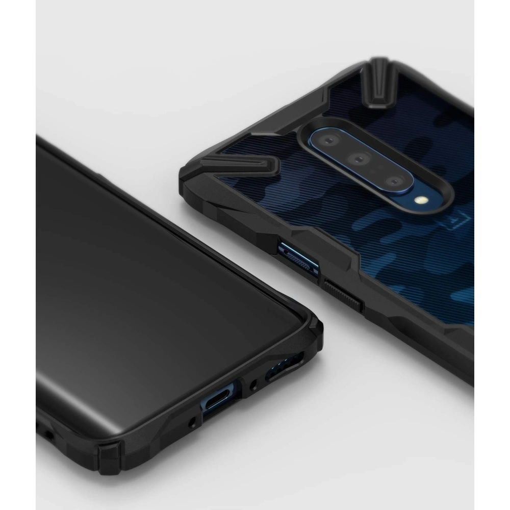 Hurtownia GSM - Etui Ringke Fusion-X Design OnePlus 7 Pro Camo (Moro) Černá - RGK912MOB - {ean13} - Hurt