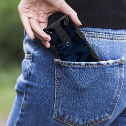 Etui Ringke Fusion-X Design OnePlus 7 Pro Camo (Moro) Black