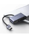 Hurtownia GSM - Adapter UGREEN CM449 USB - HDMI 1.3 FullHD@60Hz + VGA 1.2 FullHD@60Hz szary - UGR1274GRY - {ean13} - Hurt