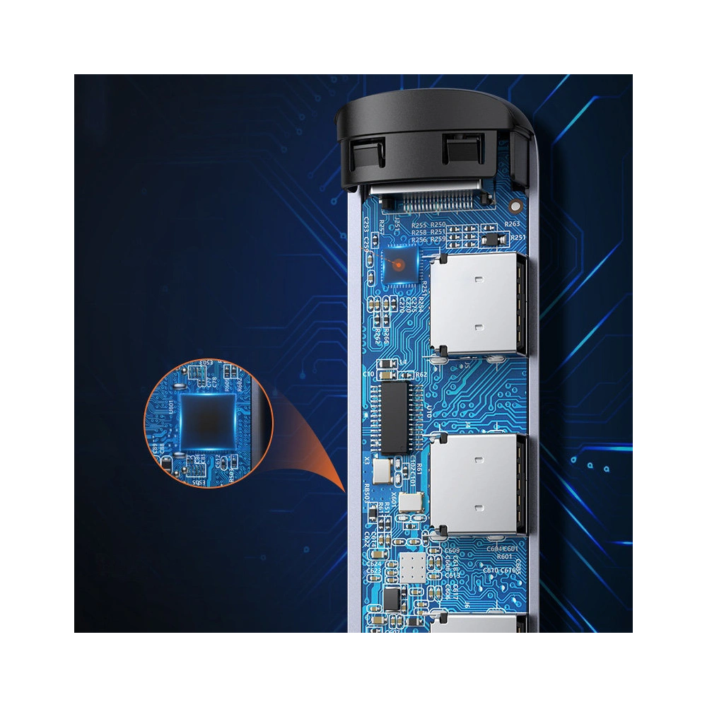 Hurtownia GSM - Adaptér UGREEN CM417 USB-C - HDMI / 4xUSB šedý - UGR1275GRY - {ean13} - Hurt