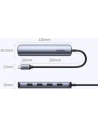 Hurtownia GSM - Adaptér UGREEN CM417 USB-C - HDMI / 4xUSB šedý - UGR1275GRY - {ean13} - Hurt