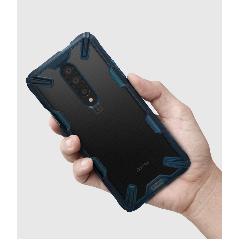 Hurtownia GSM - Etui Ringke Fusion-X OnePlus 7 Pro Space Blue - RGK911BLU - {ean13} - Hurt