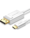 UGREEN MM139 unidirectional USB Type C to Display Port 4K 1.5m adapter cable white