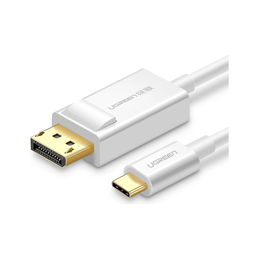 Hurtownia GSM - Adaptér jednosměrný UGREEN MM139 USB-C - Display Port 4K 1,5m bílý - UGR1277WHT - {ean13} - Hurt