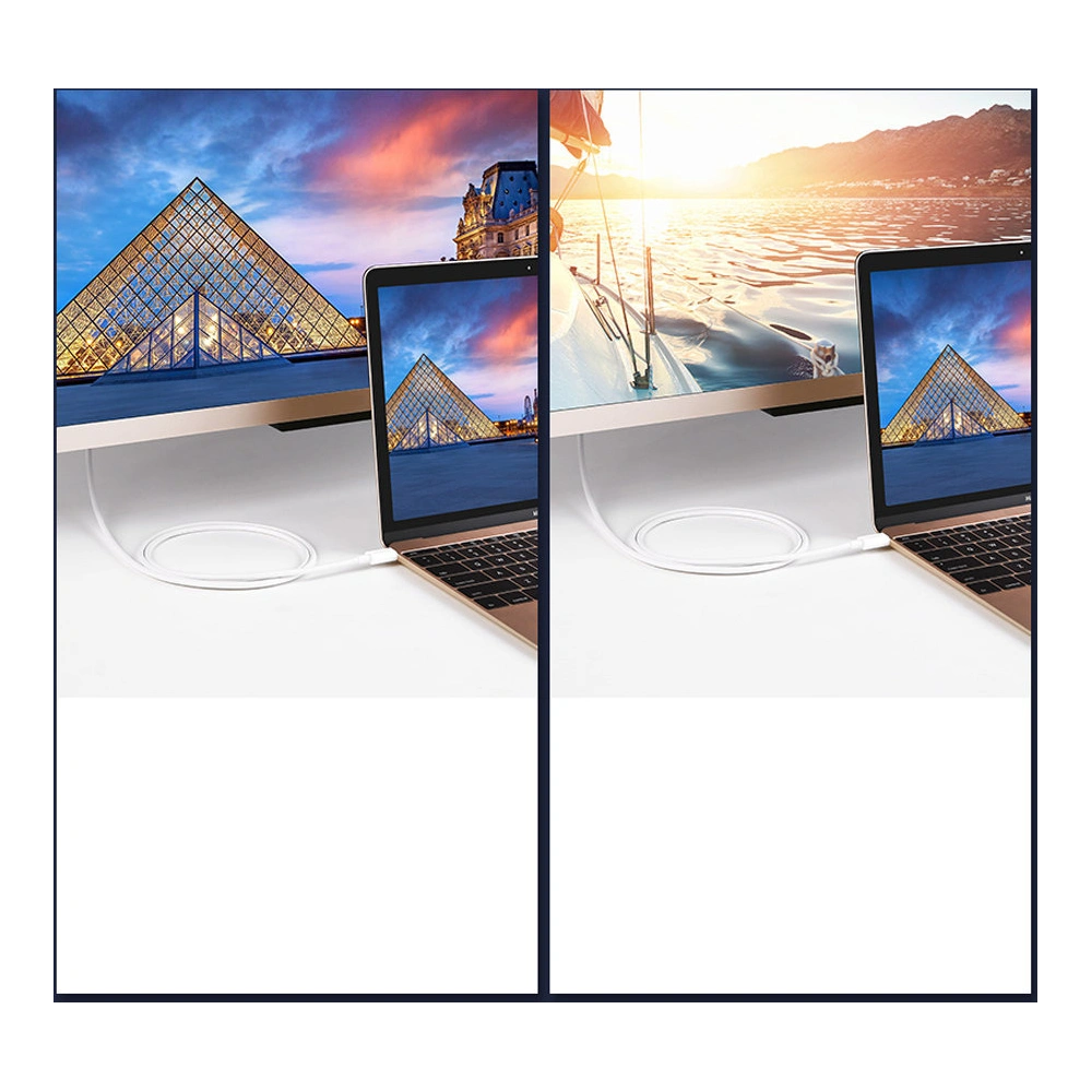 Hurtownia GSM - Adaptér jednosměrný UGREEN MM139 USB-C - Display Port 4K 1,5m bílý - UGR1277WHT - {ean13} - Hurt