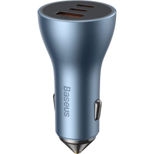 Hurtownia GSM - Ładowarka samochodowa Baseus Golden Contactor Pro USB-A + 2x USB-C 65W niebieski - BSU3366BLU - {ean13} - Hurt