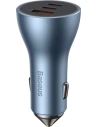 Wholesale Baseus Golden Contactor Pro USB-A car charger + 2x USB-C 65W blue - BSU3366BLU - {ean13} - Hurt