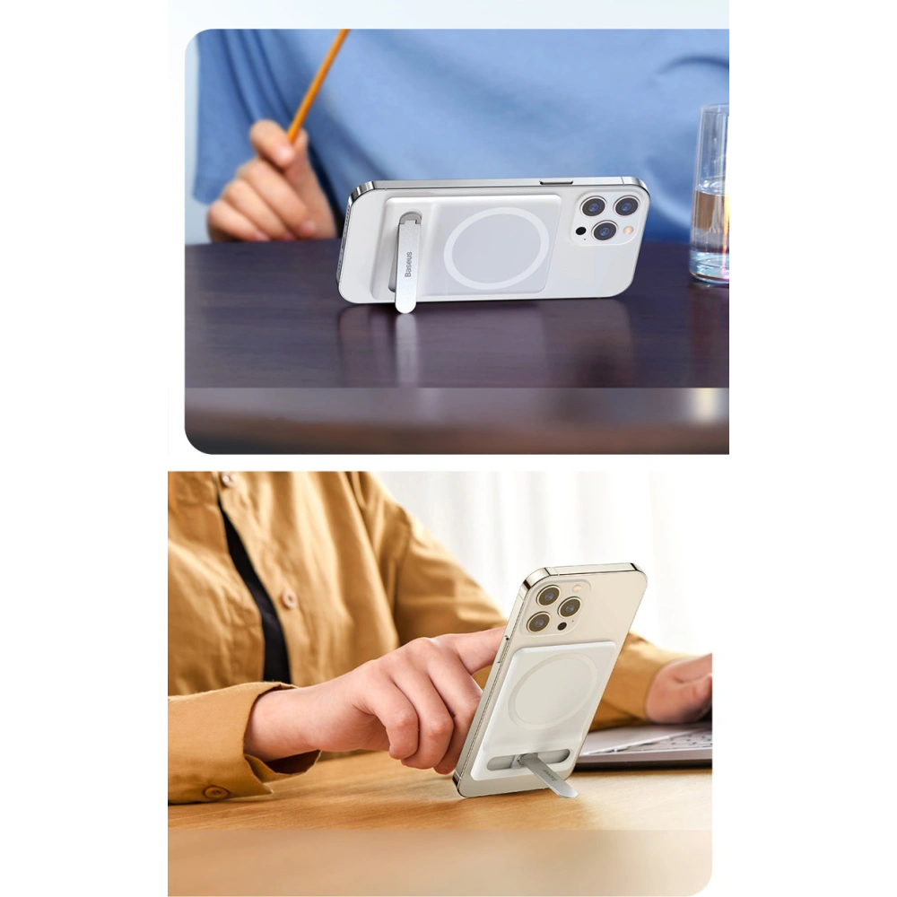 Wholesale Baseus Foldable Magnetic Bracket White - BSU3368WHT - {ean13} - Hurt