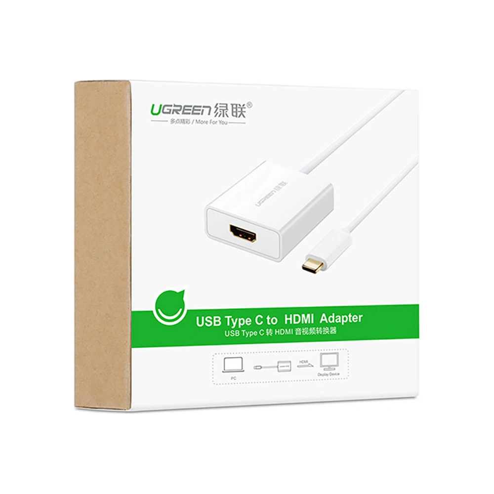 Wholesale UGREEN adapter USB Type C (male) - HDMI (female) white - UGR1279WHT - {ean13} - Hurt