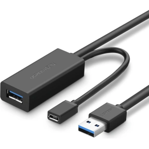Hurtownia GSM - Przedłużacz aktywny UGREEN US175 USB 3.2 Gen 1 (USB 3.0, USB 3.1 Gen 1) 10m czarny - UGR1281BLK - {ean13} - Hurt