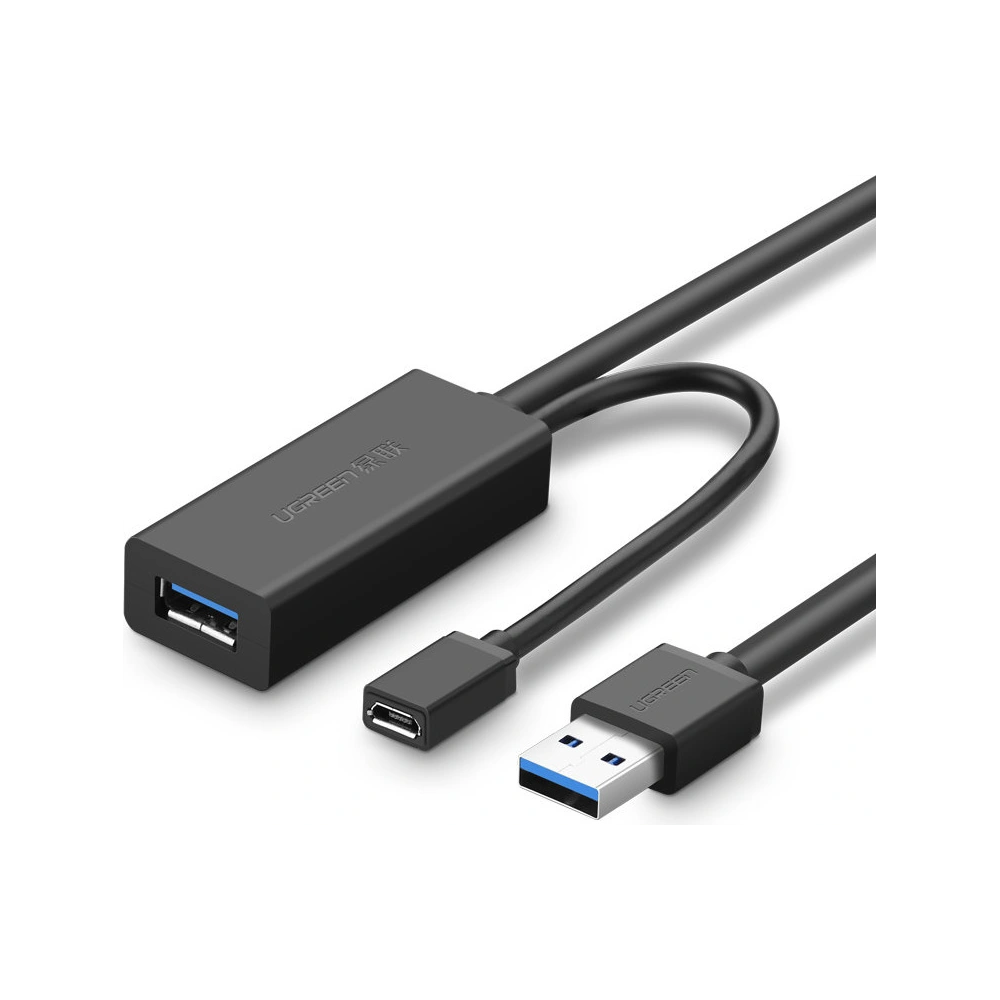 Wholesale UGREEN US175 active extension cable USB 3.2 Gen 1 (USB 3.0, USB 3.1 Gen 1) 10m black - UGR1281BLK - {ean13} - Hurt
