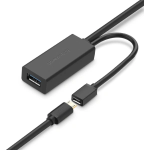 Hurtownia GSM - Przedłużacz aktywny UGREEN US175 USB 3.2 Gen 1 (USB 3.0, USB 3.1 Gen 1) 10m czarny - UGR1281BLK - {ean13} - Hurt