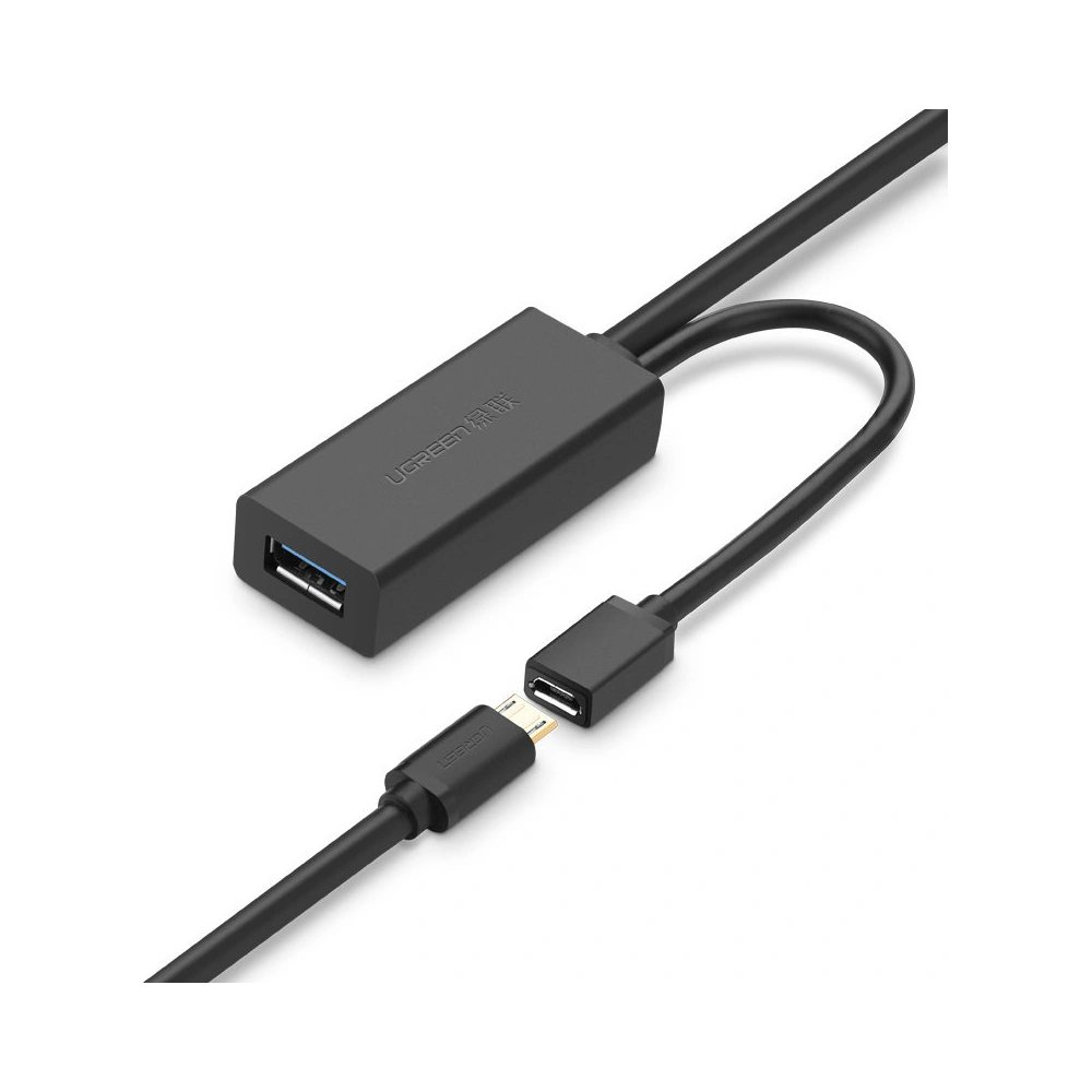 Wholesale UGREEN US175 active extension cable USB 3.2 Gen 1 (USB 3.0, USB 3.1 Gen 1) 10m black - UGR1281BLK - {ean13} - Hurt