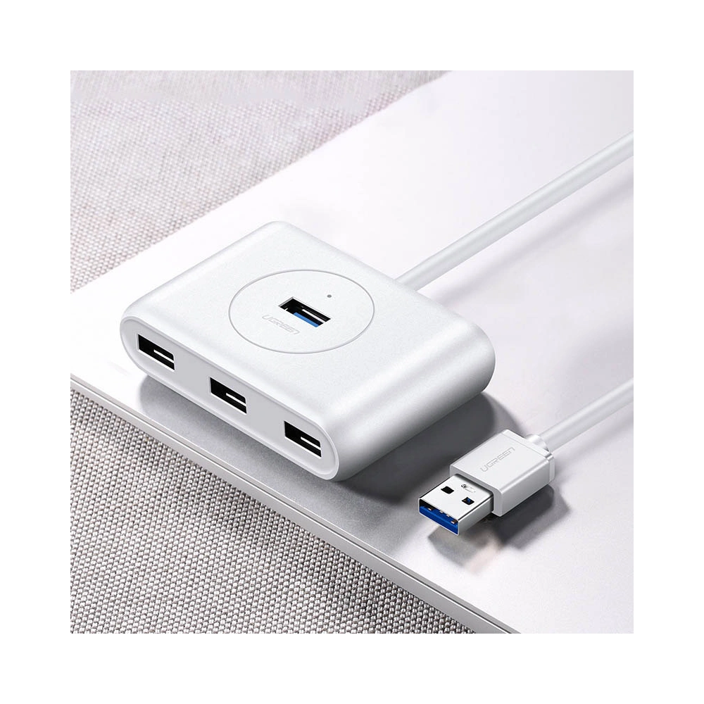Wholesale UGREEN CR113 multifunctional USB HUB Type c - 4 x USB 3.0 1m white - UGR1282WHT - {ean13} - Hurt