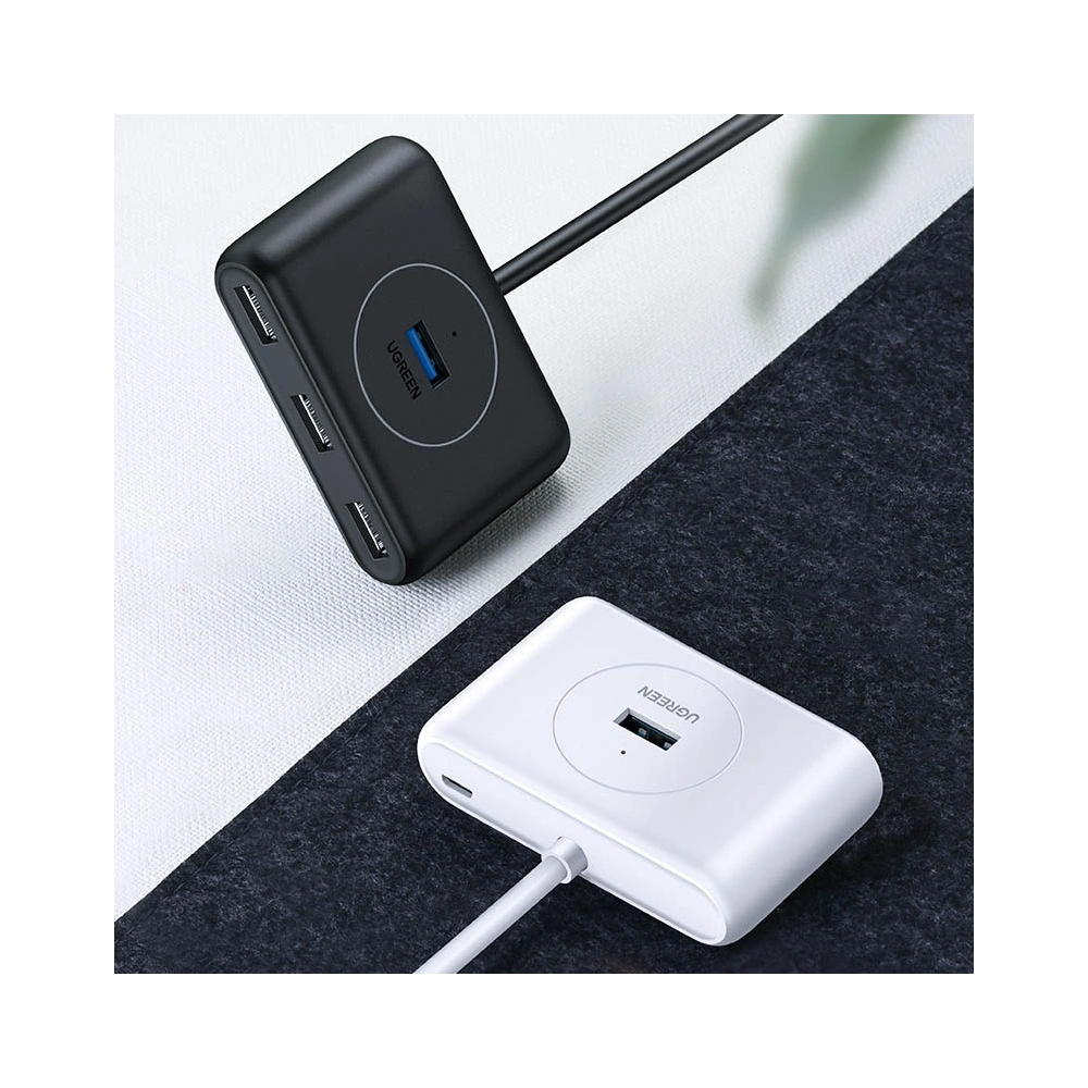 Wholesale UGREEN CR113 multifunctional USB HUB Type c - 4 x USB 3.0 1m white - UGR1282WHT - {ean13} - Hurt