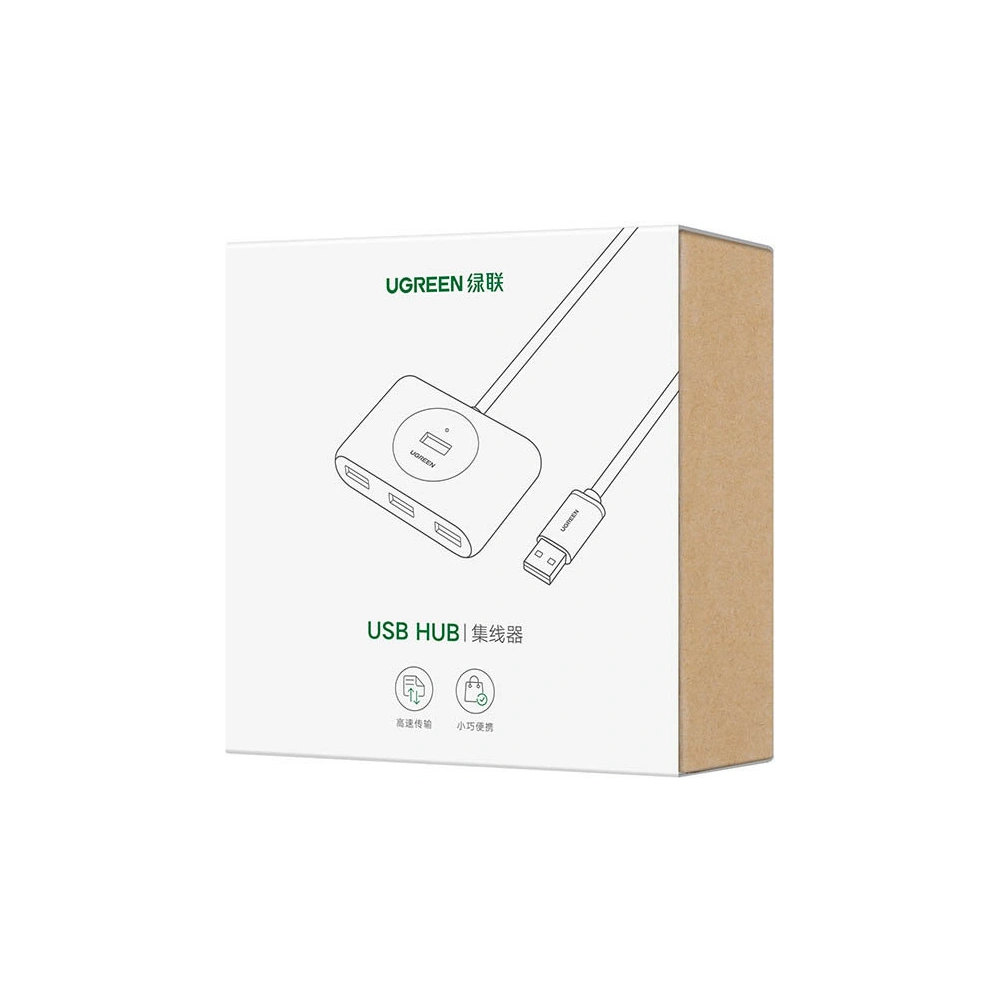Wholesale UGREEN CR113 multifunctional USB HUB Type c - 4 x USB 3.0 1m white - UGR1282WHT - {ean13} - Hurt