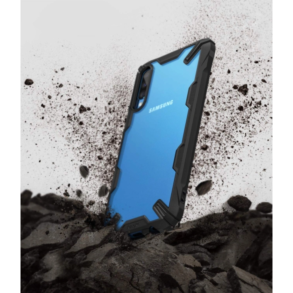Wholesale Ringke Fusion-X Samsung Galaxy A70 Black - RGK914BLK - {ean13} - Hurt