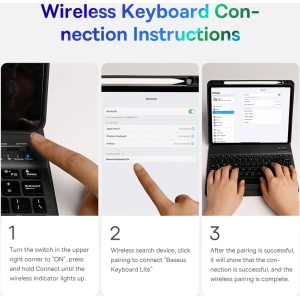 Wholesale Baseus Brilliance case with keyboard Apple iPad Pro 11 2018/2020/2021 (1., 2. i 3. gen) black - BSU3369BLK - {ean13} - Hurt