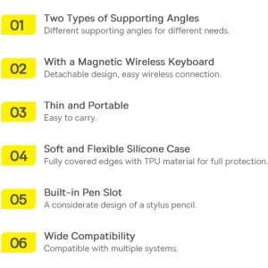 Wholesale Baseus Brilliance case with keyboard Apple iPad Pro 11 2018/2020/2021 (1., 2. i 3. gen) black - BSU3369BLK - {ean13} - Hurt