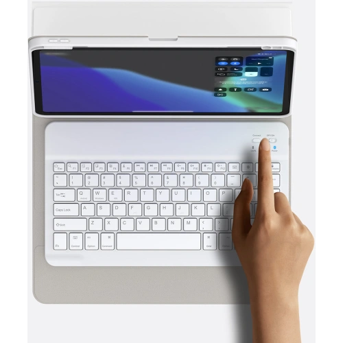 Etui z klawiaturą Baseus Brilliance Apple iPad Pro 11 2018/2020/2021 (1., 2. i 3. generacji) biały