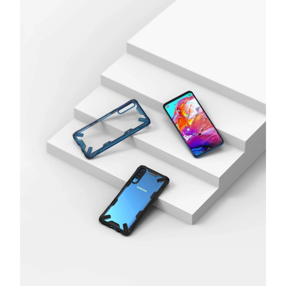 Hurtownia GSM - Etui Ringke Fusion-X Samsung Galaxy A70 černé - RGK914BLK - {ean13} - Hurt