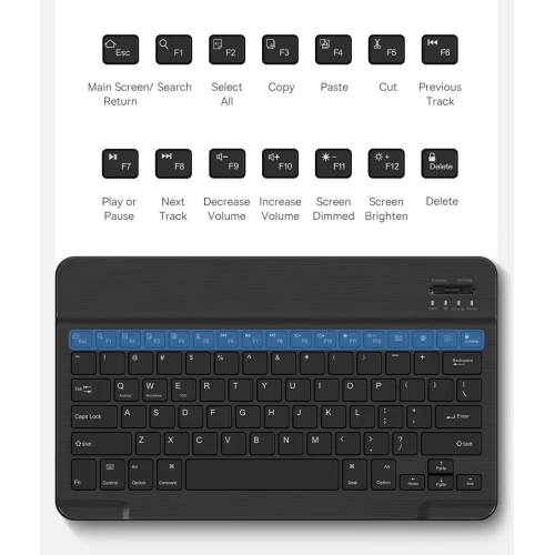 Etui z klawiaturą Baseus Brilliance Apple iPad Pro 11 2018/2020/2021 (1., 2. i 3. generacji) biały