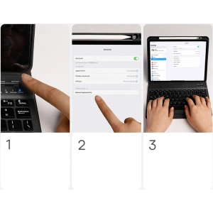 Hurtownia GSM - Etui z klawiaturą Baseus Brilliance Apple iPad Pro 12.9 2018/2020/2021 (3., 4. i 5. generacji) czarny - BSU3371BLK - {ean13} - Hurt