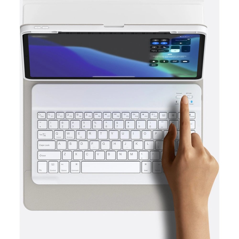 Hurtownia GSM - Etui z klawiaturou Baseus Brilliance Apple iPad Pro 12.9 2018/2020/2021 (3., 4. a 5. generace) bílá - BSU3372WHT - {ean13} - Hurt