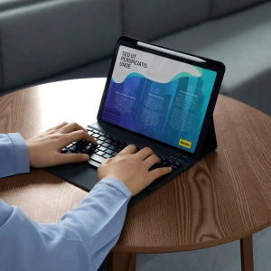 Hurtownia GSM - Etui z klawiaturą Baseus Brilliance Apple iPad Pro 12.9 2018/2020/2021 (3., 4. i 5. generacji) biały - BSU3372WHT - {ean13} - Hurt