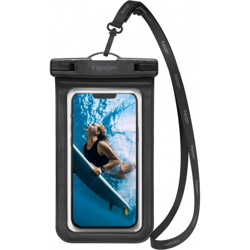 Hurtownia Spigen - 8809811860788 - SPN2268BLK - Uniwersalne wodoszczelne etui Spigen A601 Universal Waterproof Case Black - B2B homescreen