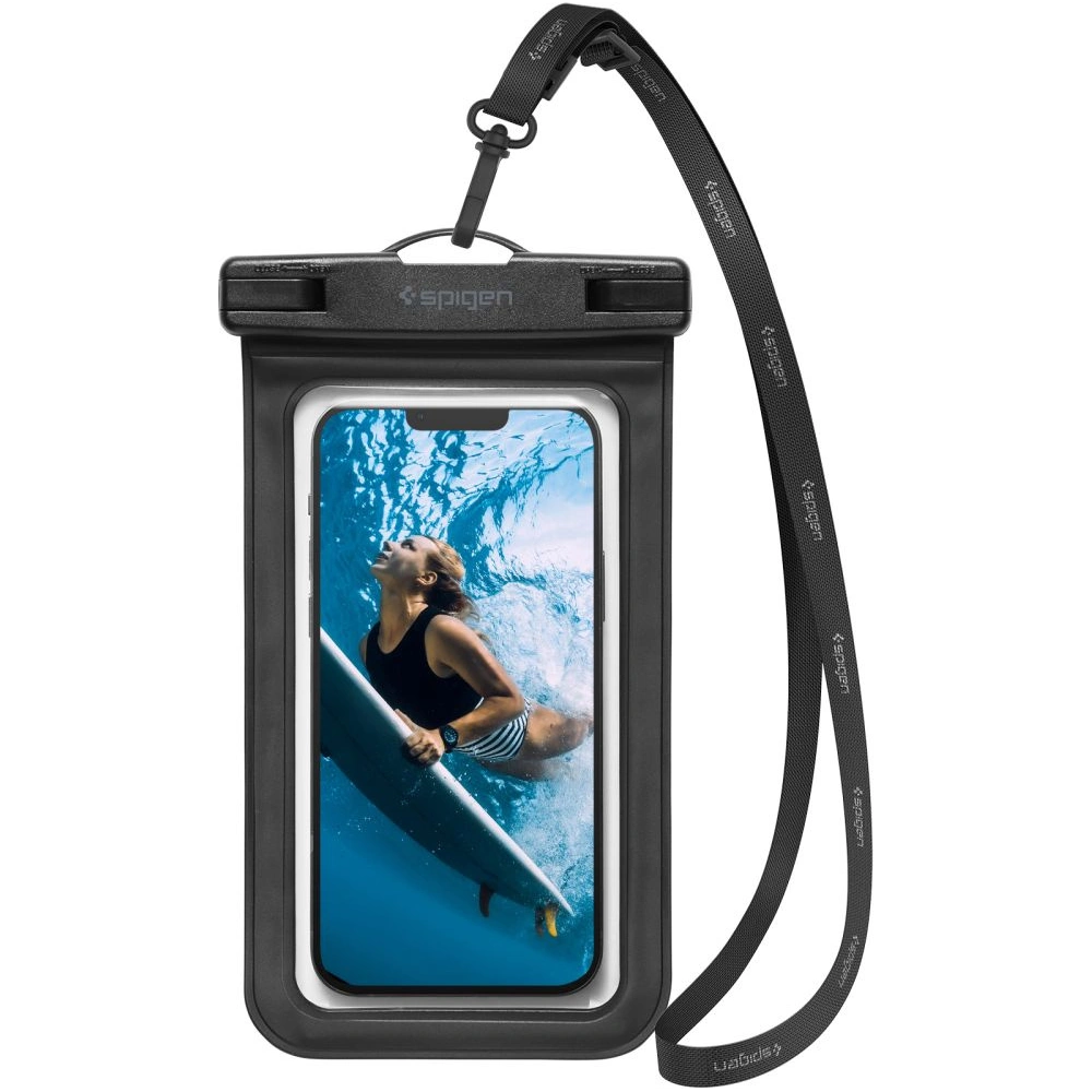 Wholesale Spigen A601 Universal Waterproof Case Black - SPN2268BLK - {ean13} - Hurt