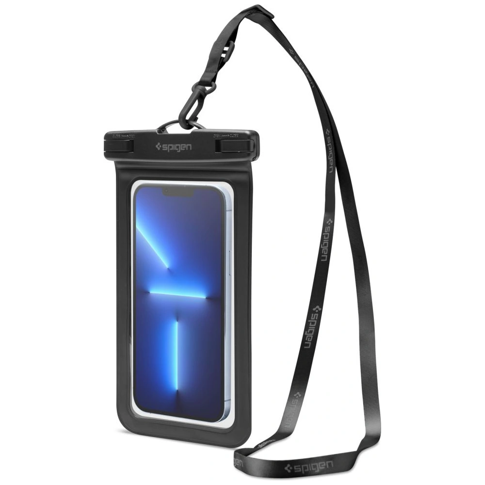 Hurtownia GSM - Univerzální vodotěsné pouzdro Spigen A601 Univerzální vodotěsné pouzdro Černé - SPN2268BLK - {ean13} - Hurt
