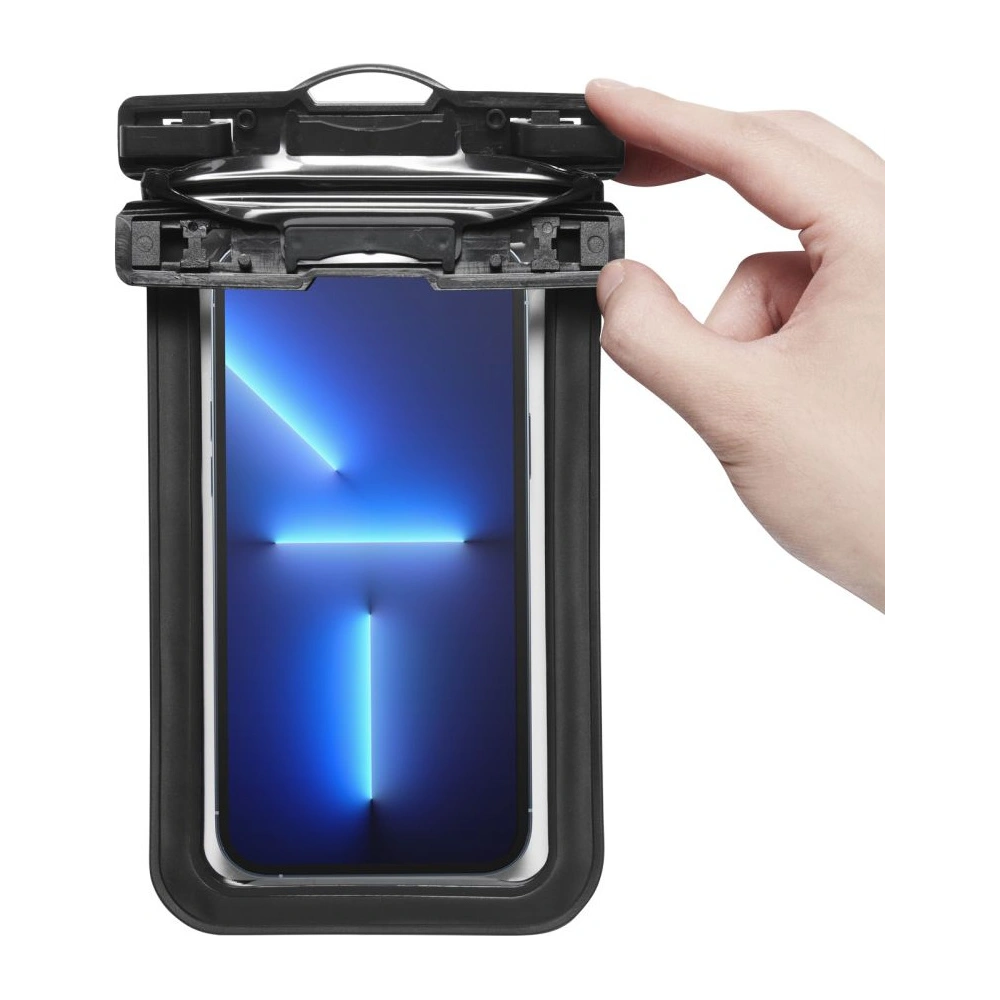 Hurtownia GSM - Univerzální vodotěsné pouzdro Spigen A601 Univerzální vodotěsné pouzdro Černé - SPN2268BLK - {ean13} - Hurt