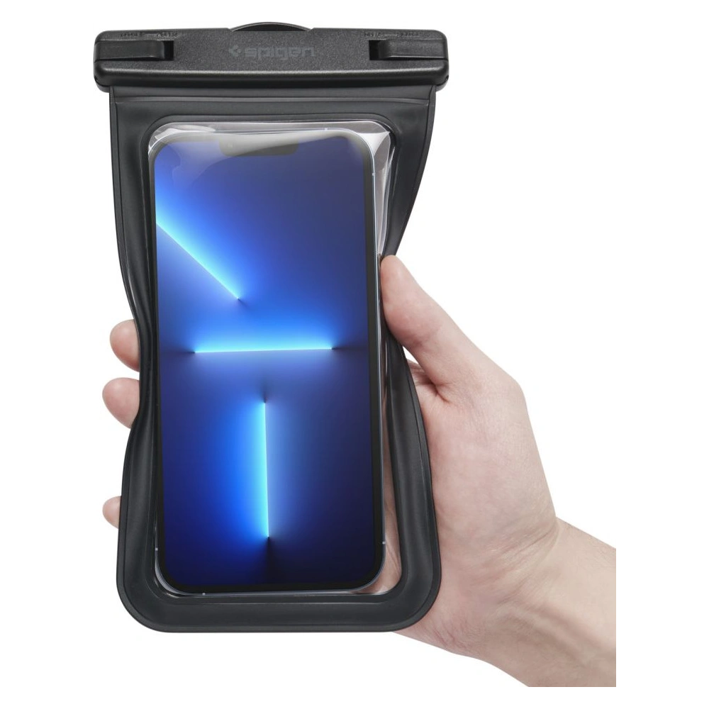 Hurtownia GSM - Univerzální vodotěsné pouzdro Spigen A601 Univerzální vodotěsné pouzdro Černé - SPN2268BLK - {ean13} - Hurt