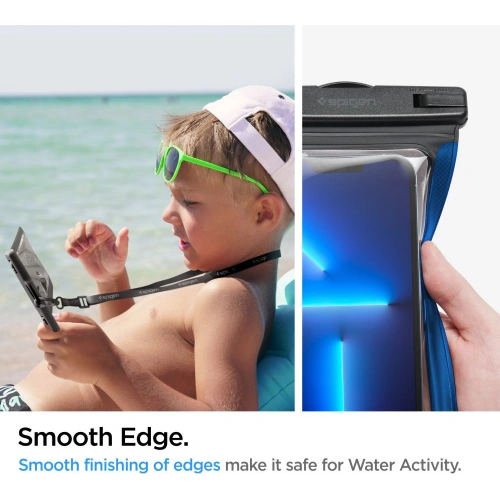 Uniwersalne wodoszczelne etui Spigen A601 Universal Waterproof Case Black