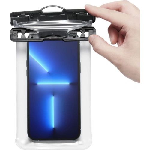 Uniwersalne wodoszczelne etui Spigen A601 Universal Waterproof Case Crystal Clear