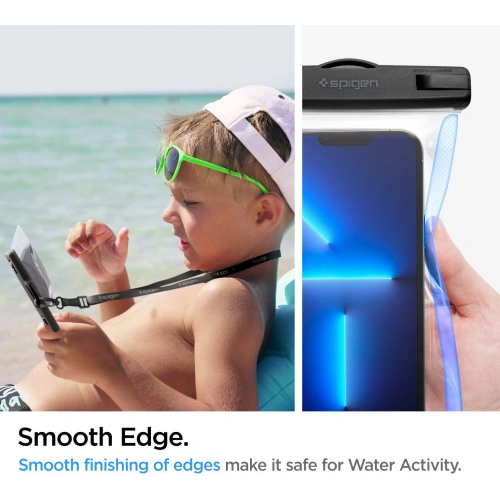 Uniwersalne wodoszczelne etui Spigen A601 Universal Waterproof Case Crystal Clear